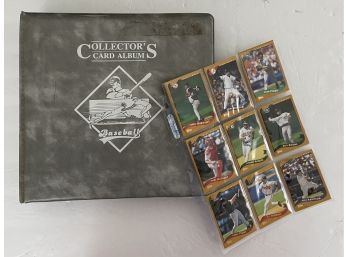 Full Binder Of Vintage MLB Baseball Trading Cards, Topps, Various Years