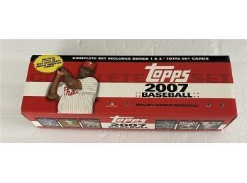 2007, Topps, MLB Baseball Trading Cards, New In Box!