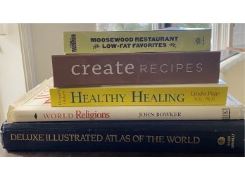 Collection Of Miscellaneous Books And Cook Books