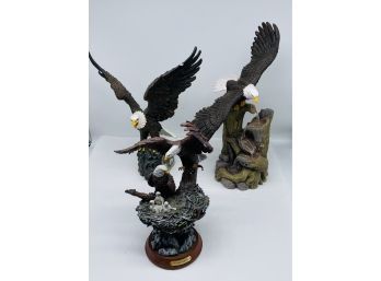 Magnificent Sculptures, The Bradford Exchange, Ted Baylock, Eagles, Numbered