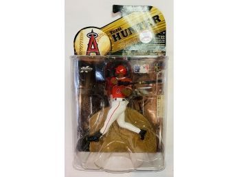 Torii Hunter LA Angels Official MLB Action Figure In Factory Packaging. Box Has Some Wear.