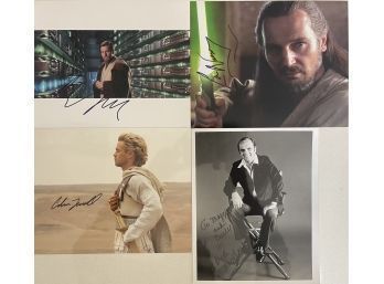 Autographed Colin Farrell, Autographed Liam Neeson, Autographed Ewan Mcgregor