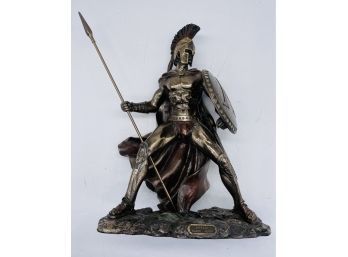 LARGE  Bronze Like Statue, Beautiful Detail, Resin  Warrior Figure