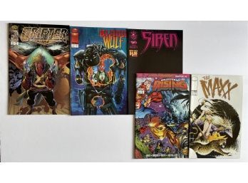 Comic Books! Blood Wulf, The Maxx, Siren, Wildstorm Rising, And Grifter!