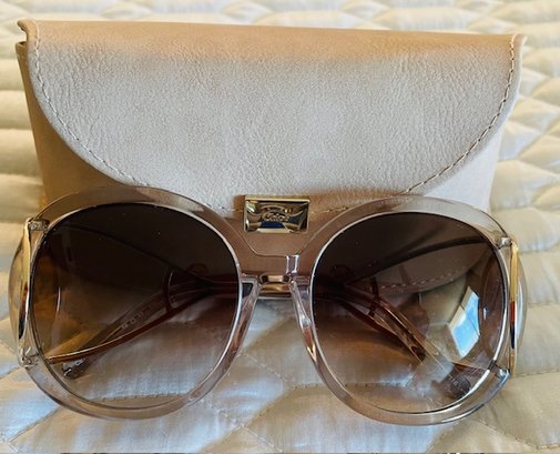 Chloe Oversized Round Sunglasses - CE710SA W/Case