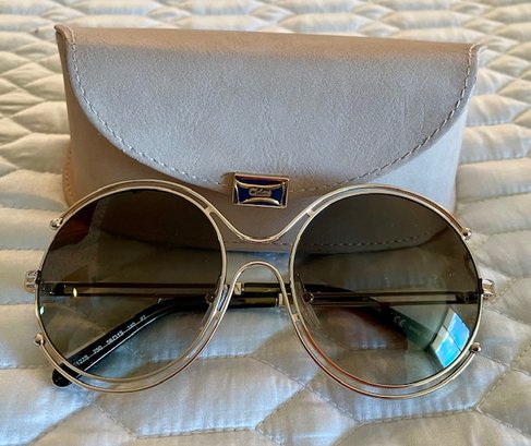 Chloe Oversized Round Sunglasses - CE122S W/Case And Box
