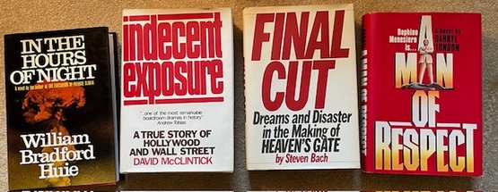 Lot/4 Hardback Books - A Man Of Respect, Final Cut, Indecent Exposure, In The Hours Of The Night