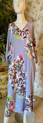 Natori Lilac Floral Mumu Nightgown Size XS