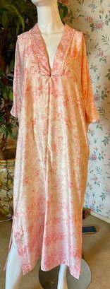 Vintage Oscar De La Renta Mumu Nightgown Size S - As Is