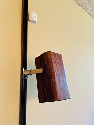 Mid-Century Hanging Square Wall Light Sconce - Adjustable With Bar