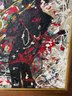 Mid-Century Abstract Expressionism Oil On Canvas, 35.5' W X 45.5'T X .75'D. TItle: Paris Madame Fifi