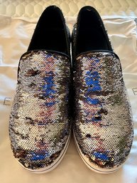 Stella McCartney Scarpa Plast Sequin Loafers Sneakers With Box - Size 37