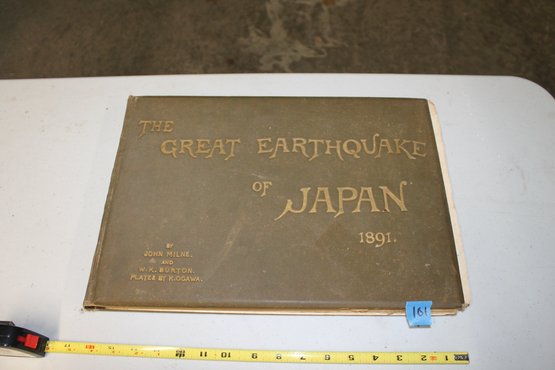 101   1891 GREAT EARTHQUAKE OF JAPAN BOOK