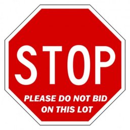 022 - STOP DO NOT BID ON THIS ITEM