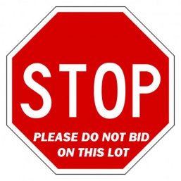 050 - STOP DO NOT BID ON THIS LOT
