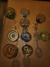 Misc Decorative Wine Glass Cups - Lot # 78