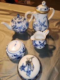 Decorative Blue Tea Set - Lot # 87