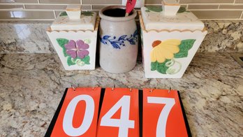 Ceramic Kitchen Container - Lot #47