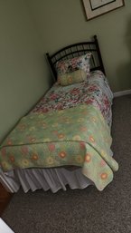 Twin Bed W/ All The Bedding Included