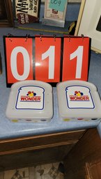 PAIR Of VINTAGE WONDER SANDWICH CARRIES - Lot 011