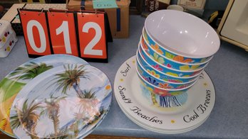 Beach Dishes  - Lot 012