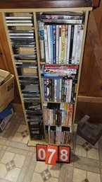 DVD LOT WITH STAND - Lot 78