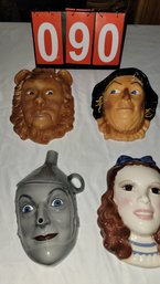 WIZARD OF OZ WALL HANGER COLLECTION CERAMIC - Lot  90