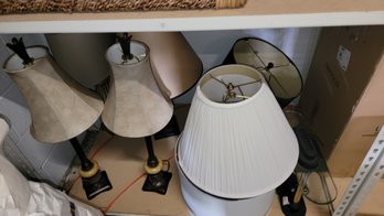 008 Lot Of Unique Lamp Shades