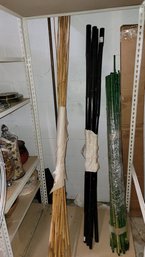 009 Loty Of Faux Decorative Bamboo Sticks