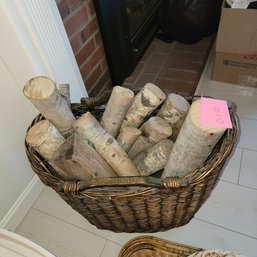 010 - BASKET AND FIREWOOD