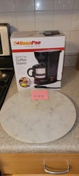 029- Coffee Maker And Cutting Board