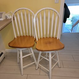 034- 2 Counter Height Chairs