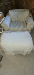 108 - Chair And Ottoman