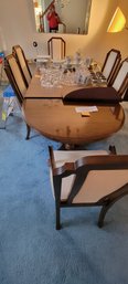 020 - ETHAN ALLEN DINING SET WITH 6 CHAIRS