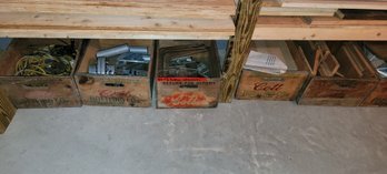 110 -  6 Vintage Crates With Contents