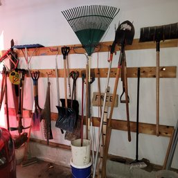 140 - Wall Of Lawn Tools