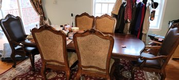 086 -  GORGEOUSE DINING TABLE WITH 6 CHAIRS