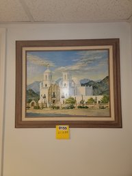 155 - San Xavier Mission, Original Art, Signed
