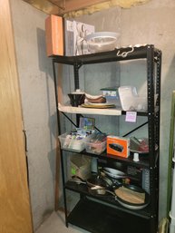193 - CONTENTS (KITCHENWARE), ALARM CLOCK AND MORE- SHELF NOT INCLUDED