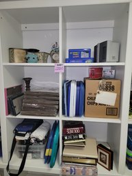 201 - SHELF CUBE CONTENTS ONLY (6 CUBES) - FRAMES - PHOTO ALBUMS - DECOR AND MORE