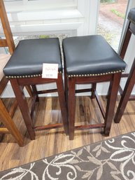 170 - PAIR STOOLS