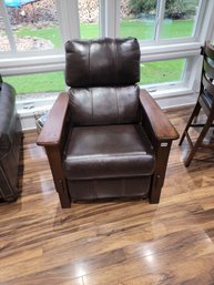 174 - LEATHER RECLINER - IN AMAZING CONDITION