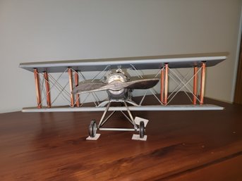 246 - METAL PLANE DECOR