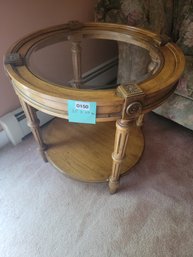 150 - VINTAGE ROUND SIDE TABLE