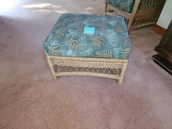 165 - WICKER OTTOMAN