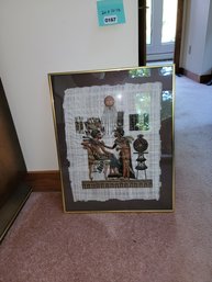 167 - Egyptian Papyrus Art: Framed Masterpieces And Art Work