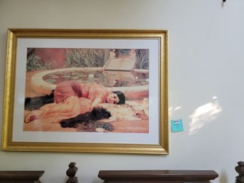 171 - DOLCE FAR NIENTE BY JOHN WILLIAM GODWARD PRINT