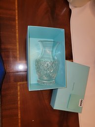 044 - TIFFANY AND CO CRYSTAL VASE