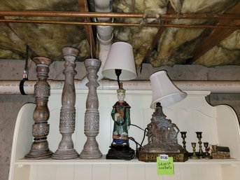 135 - LAMPS AND OTHER DECORATIVE ITEMS