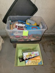 137 - BIN OF TOYS AND GAMES